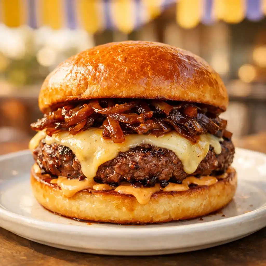 Le Burger Aubeline, spécialité de la maison